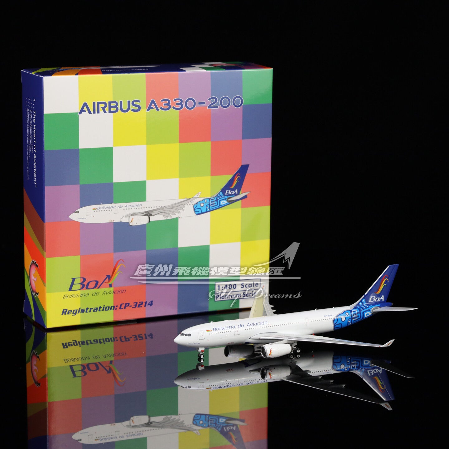 1:400 Phoenix Boliviana de Aviación AIRBUS A330-200 Plane Diecast Aircraft Model