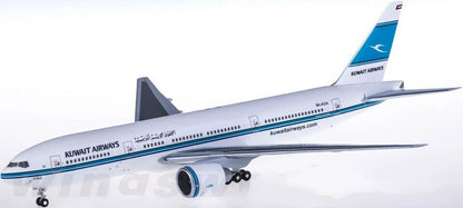 1:200 32CM Hogan KUWAIT AIRWAYS BOEING 777-200 Passenger Plane ABS Plastic Model