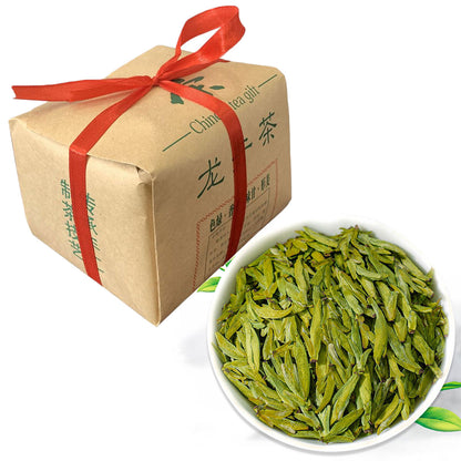 Longjing Green Tea Authentic West Lake Early Spring Organic Loose Leaf Tea 500g