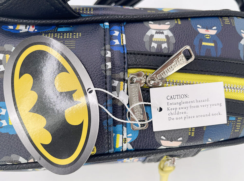 DC Comics Classic Bags Batman 80th Anniversary Chibi Loungefly Mini Backpack