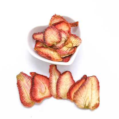 Top Grade Dried Strawberry Fruit Slices Pure Natural Dry Fruit Tea