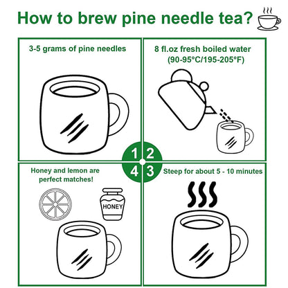 200g/7.05oz Premium Red Pine Needles Herbal Tea Dried Pine Needle Tea