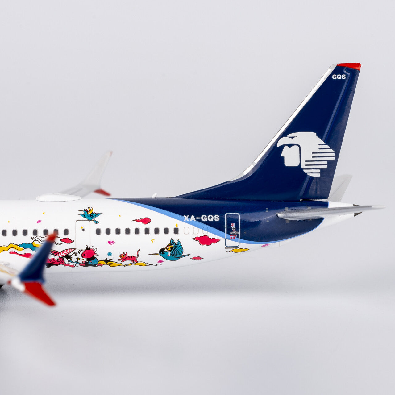 1:400 NGmodels Aeroméxico B737 MAX 9 Passenger Airplane Diecast Plane Model