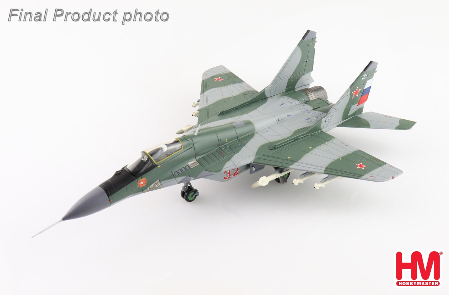 1:72 HM MIG-29A Fulcrum Red 32, 960th FR, 1997 Fighter Diecast Aircraft Model