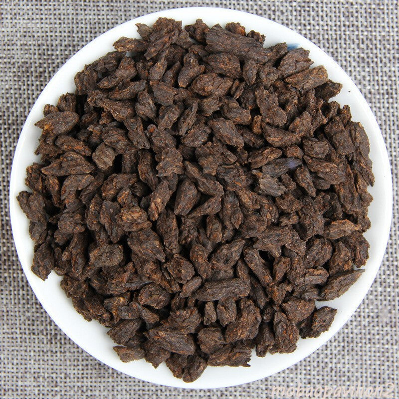 Old Fossil Pu-erh Tea Nuggets 500g Yunnan Pu'er Tea Ripe Glutinous Rice Flavor