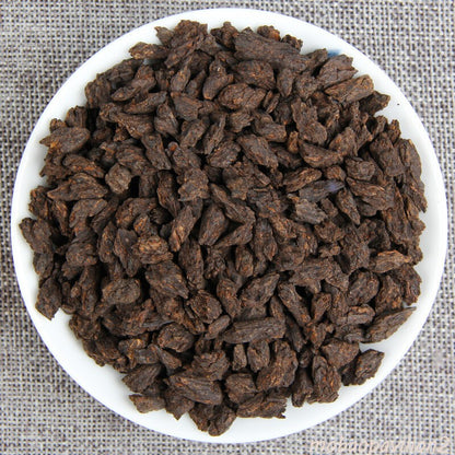 Old Fossil Pu-erh Tea Nuggets 500g Yunnan Pu'er Tea Ripe Glutinous Rice Flavor