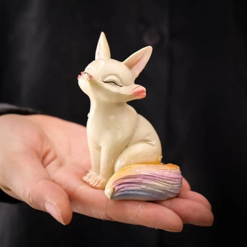 Fox Tea Pet Decoration Creative Home Tea Play Table Decoration Tea Tray Tea