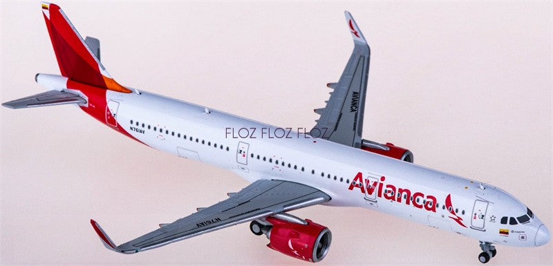 for Geminijets for Avianca for Airbus A321neo N761AV 1:400 Airplane Model