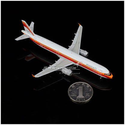 1:400 GeminiJets American Airlines BOEING A321 Airplane Diecast Aircraft Model