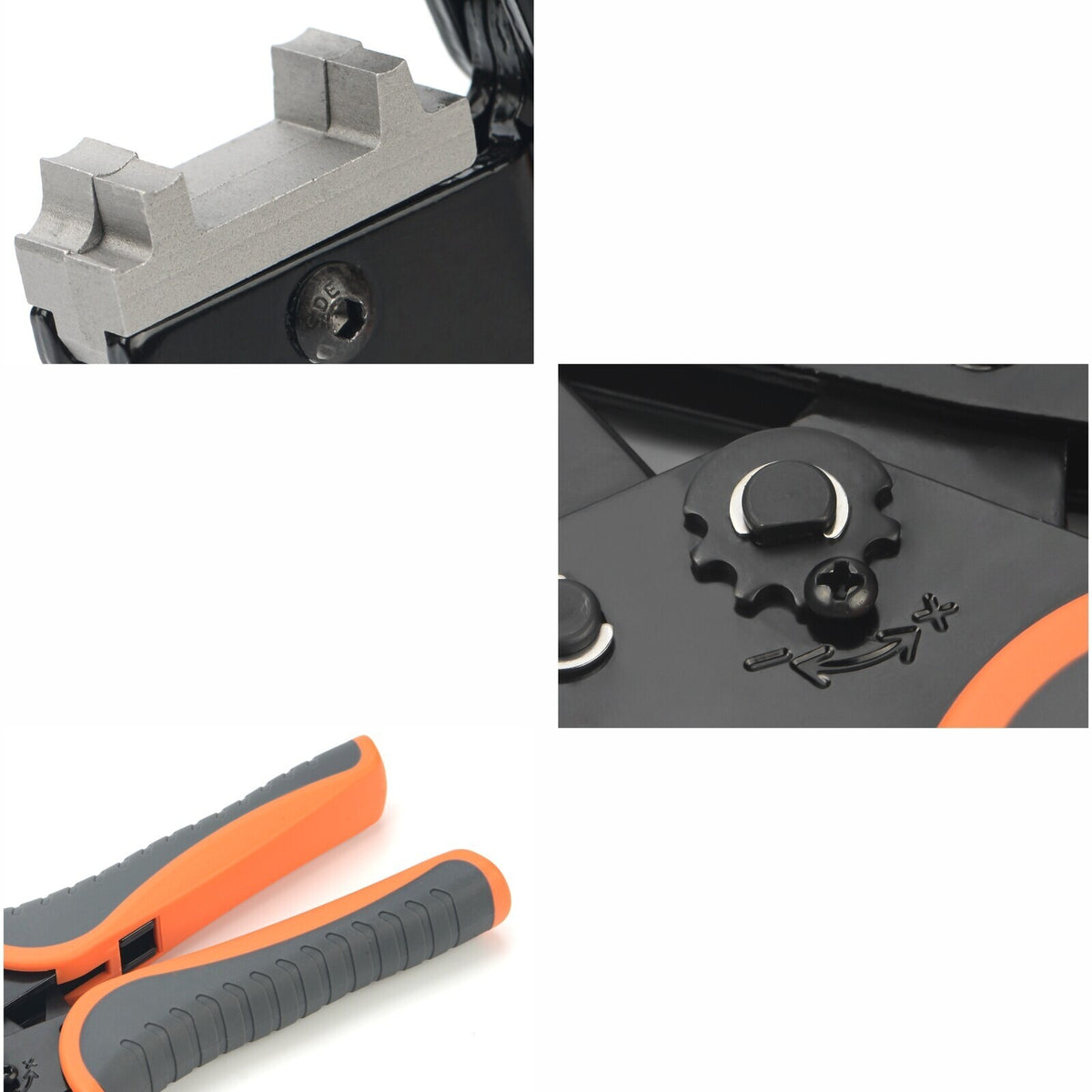 IWISS HS-05FL Wire Stripper Ratchet Crimping Plier Crimping Tool 4.8-6.3mm2