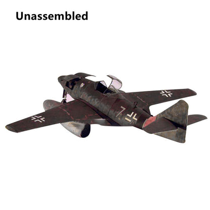 1:33 WWII German ME-262 Fighter Jet Paper Model Unassembled Military Aircraft