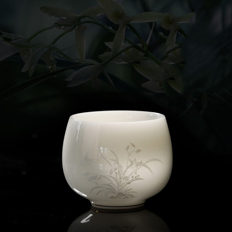 Boutique Tea Cup On Sales Fat Muttle Jade Porcelain Color Enamel Craft Cup China