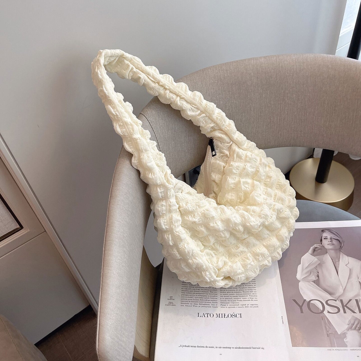 Bag Women Wrinkle Big Handbags Shoulder Bags Underarm Bag Purses 2023