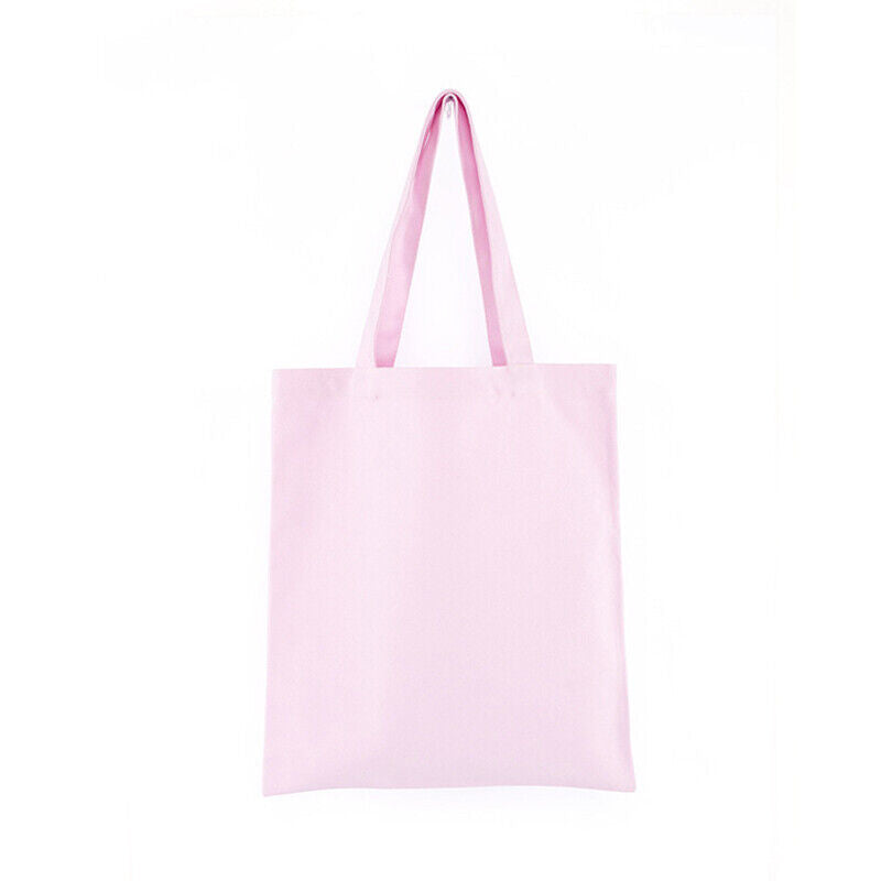 Solid Color Canvas Bags Shopping StorageBags Tote Bag Eco-friendly Shopping Bags