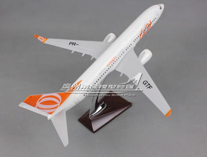 41CM GOL BOEING 737-800 PR-GTF Passenger Aeroplane Resin Aircrarft Plane Model