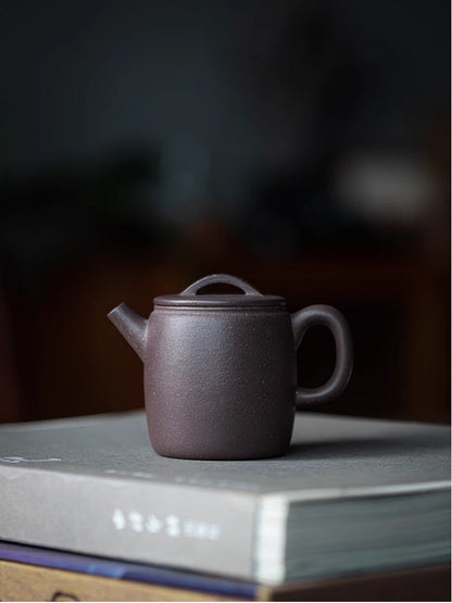 120cc chinese Yixing Handmade Zisha teapot Grey DuanClay JuLun Hu Gongfu Tea Pot