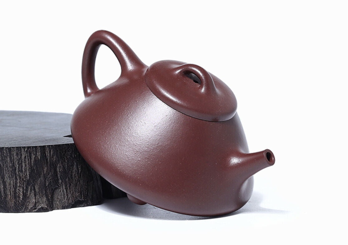 120cc chinese Yixing Handmade Zisha Purple clay Teapot ZiYe ShiPiao Hu Tea Pot