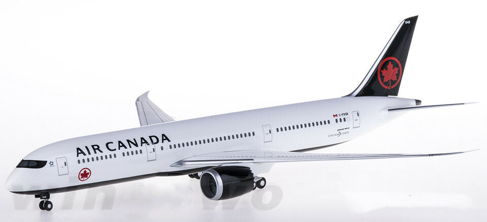 1:200 38CM Hogan AIR CANADA BOEING 787-9 Passenger Airplane ABS Plastic Model
