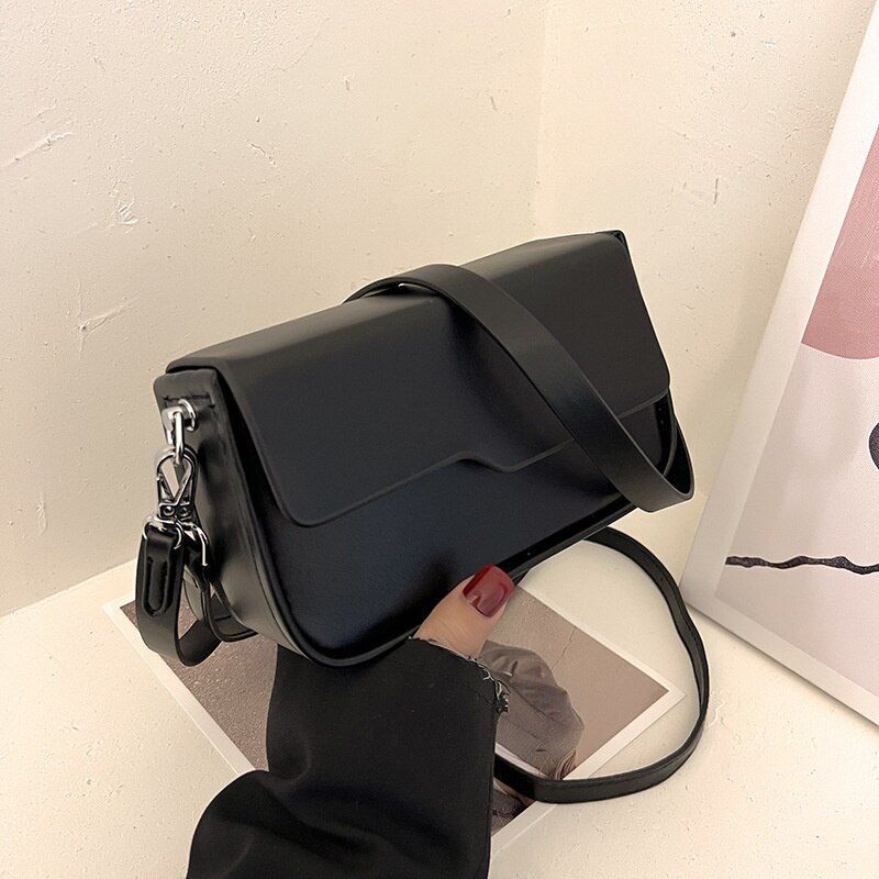20*11*6.5CM Messenger Bag Minimalist Retro Shoulder Bag Texture Small Square Bag