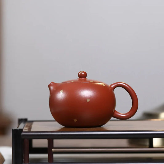Chinese Yixing Teapot Handmade Zisha Xishi Tea Pot Beauty Tea Infuser Kettle