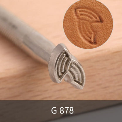 Leather Printing Tools Alloy Plant-Tanned Engraving Embossing Punch DIY Textures