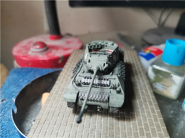 3D Printed 1/72 British Achilles Tank Finished Product