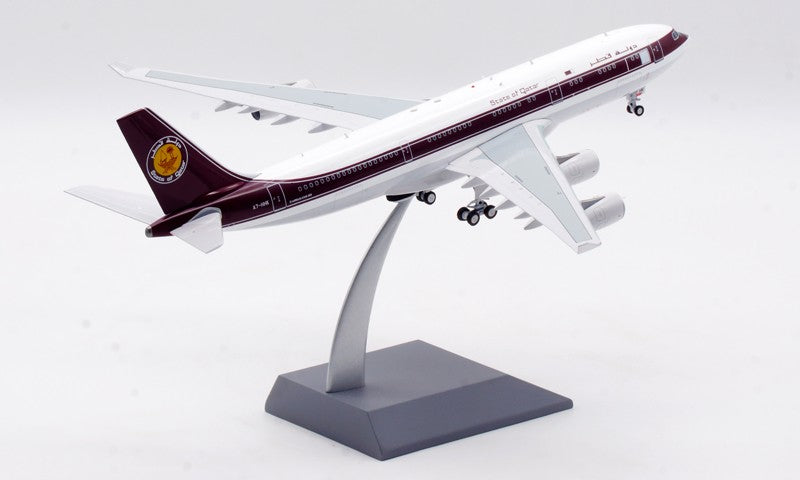 1:200 InFlight State of Qatar Airbus A340-200 Airplane Diecast Aircraft Model
