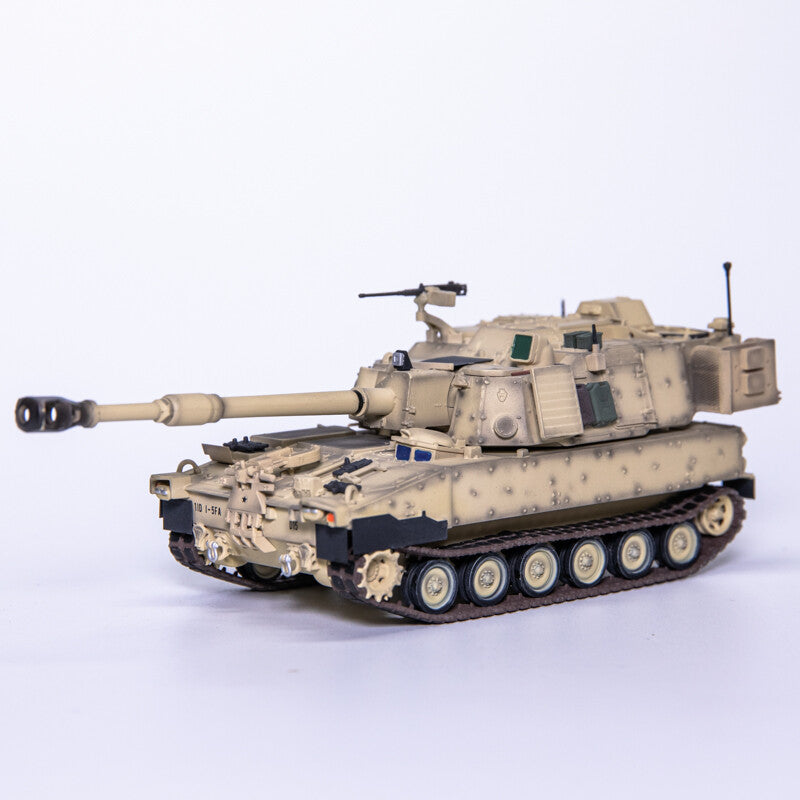 T-MODEL 1/72 US M109A7 self-propelled howitzer model 155mm gun sand color