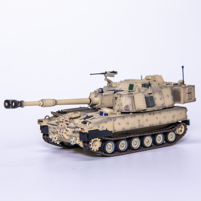 T-MODEL 1/72 US M109A7 self-propelled howitzer model 155mm gun sand color