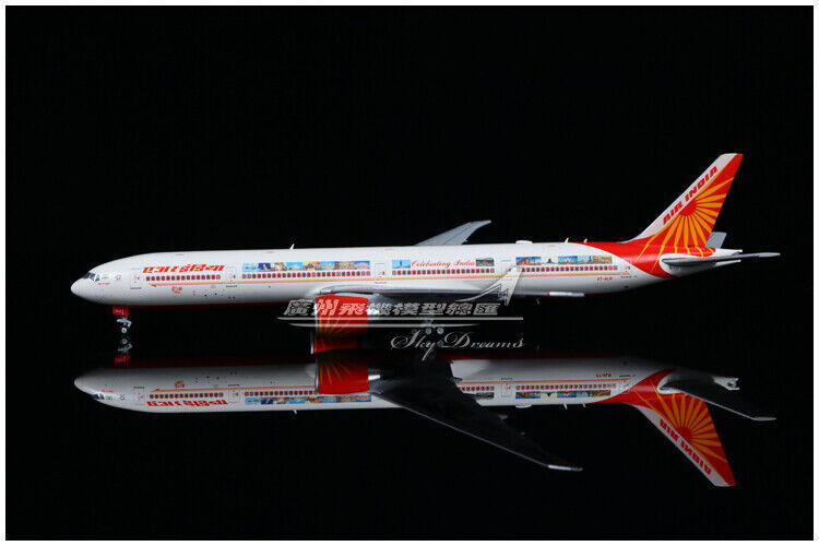 1:400 JC Wings AIR INDIA BOEING 777-300ER Passenger Airplane Diecast Plane Model