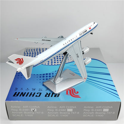 1:400 YY Wings AIR CHINA BOEING 747-8 Passenger Airplane Diecast Aircraft Model