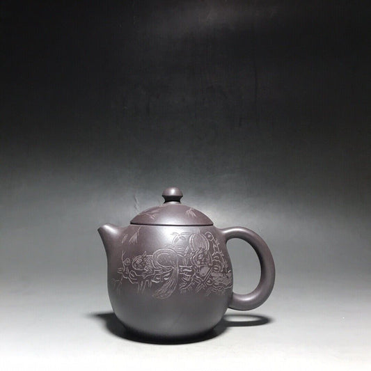 vintage chinese yixing purple clay teapot zisha ceremony teaware collection rare