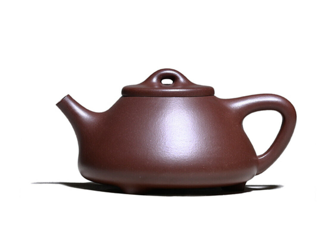 220cc Handmade Purple Sand Purple Clay Tea Pot in Yixing, China ZiYe Shipiao Hu Tea Pot-