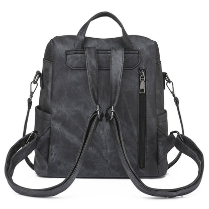 Fashion Leather Backpack Purse Convertible Travel Shoulder Satchel PU Handbags
