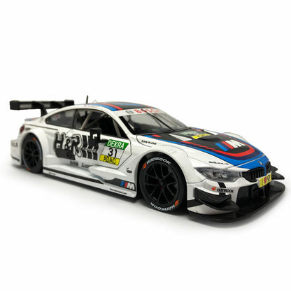 1/24 Scale BMW M4 DTM Diecast Model Car Toy Vehicle Boys Toys for Kids Gifts