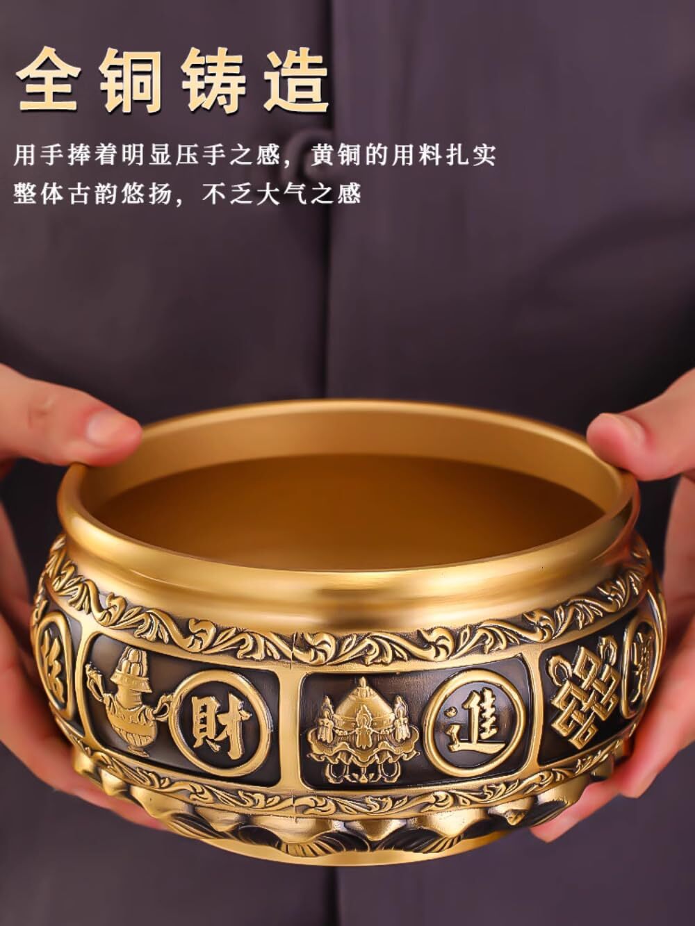 11cm Home Indoor Incense Burner Buddha Hall Offering Incense Burner Decorations