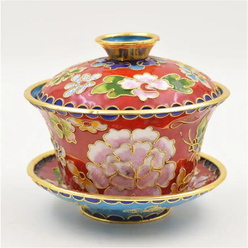 Cloisonne, Silk Cup, Tea Bowl, Tea Set, Tea Cup, Special Household Decoration