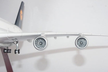 1:160 46CM Luftansa AIRBUS A380 Passenger Airplane Landing Gear Resin Model