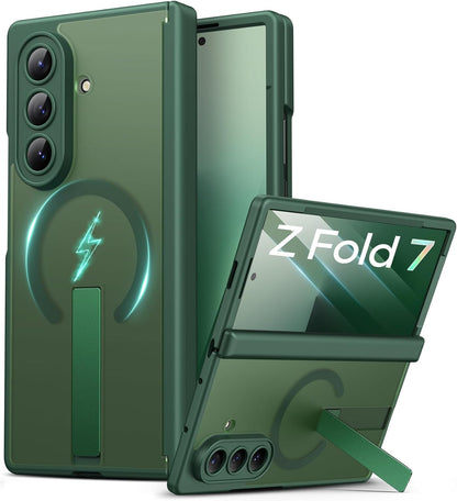 for Samsung Galaxy Z Fold 7 Case with Stand, Compatible with Magsafe, Full Lens
