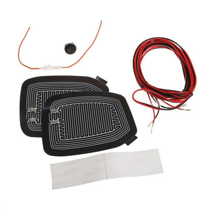 12V Car Rearview Mirror Heating Demister Side Glass Warm Heated Defogger Pad Mat
