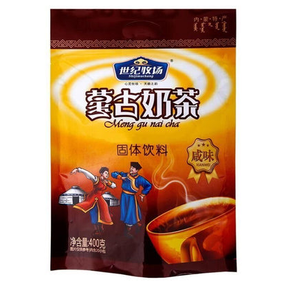 Mongolia Traditional Instant Milk Tea Powder Salty Milk Tea Instant Drink 400g