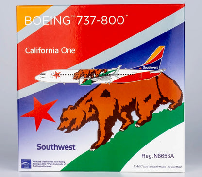 1:400 NG Model Southwest BOEING 737-800 Passenger Aircraft Diecast Plane Model