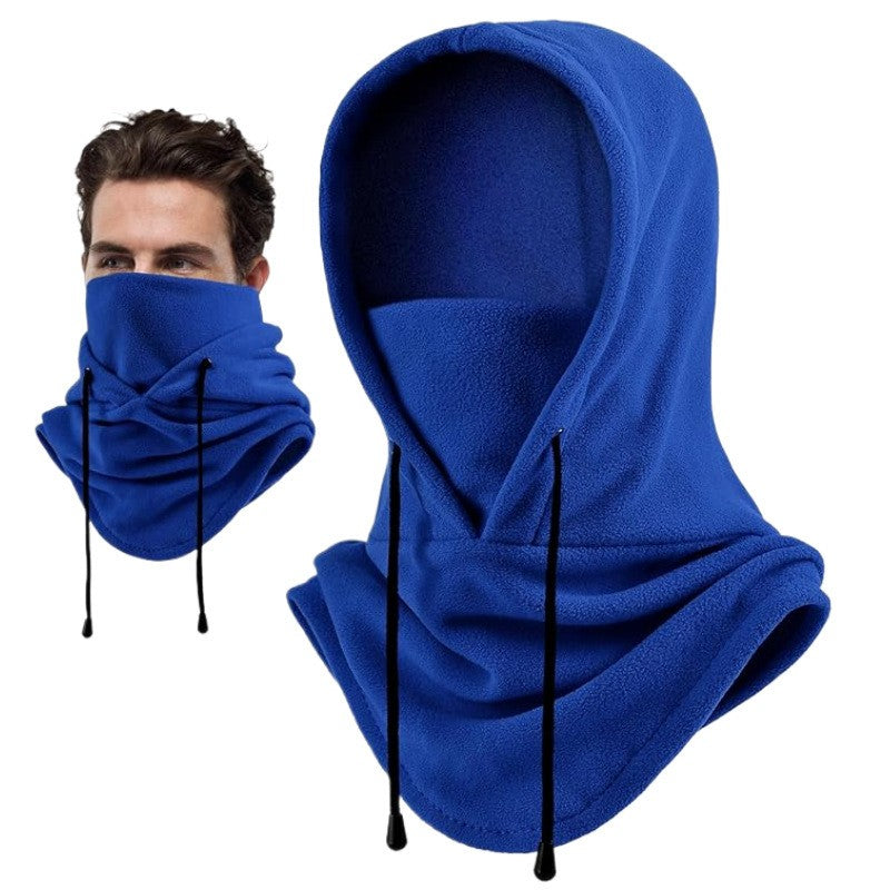 Plush ski mask, warm mask cap, scarf, fishing travel cycling cap - USA