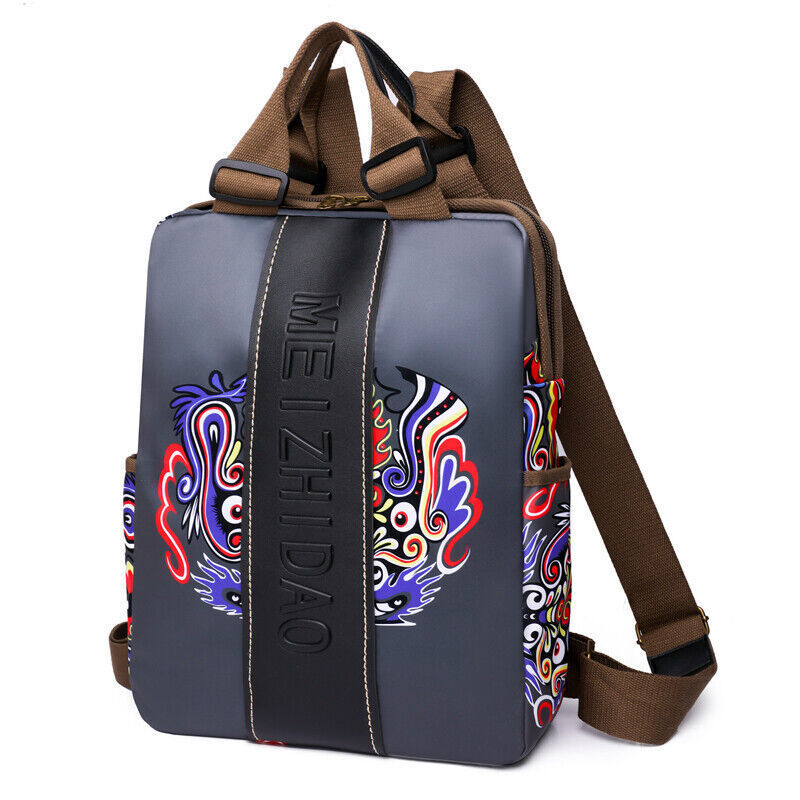 Fashion Designer Women's Backpack Female Canvas Large Travel School Shoulder Bag