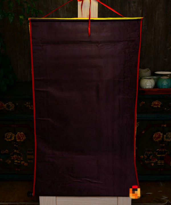Tibet Tibetan Buddha Print Silk Gild Thangka Thanka Buddhism Ksitigarbha Buddha