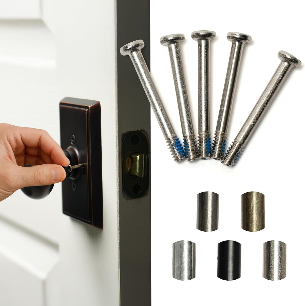 Door Lock Pin for Emtek Doors | (5 Pack) Privacy Lock Push Pin Replacements for