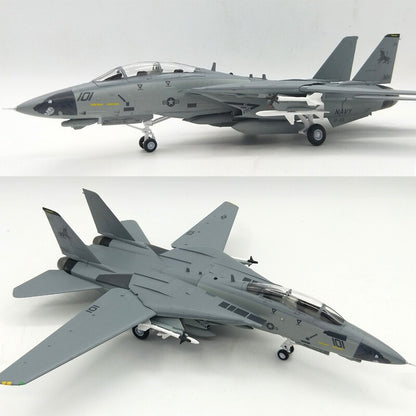 1/72 US Navy F-14D Male Cat Fighter VF-213 Black Lion F14 Aircraft Model