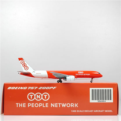 1:400 JC Wings TNT BOEING B757-200F Passenger Airplane Diecast Aircraft Model