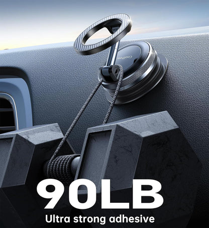 【Newest Vacuum Magnetic Phone Holder for Car Phone Holder Mount【Movable Vacuum S