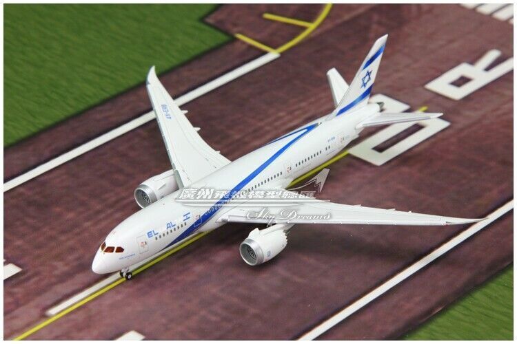 1:400 JC Wings El Al BOEING 787-8 Passenger Plane Diecast Aircraft Model